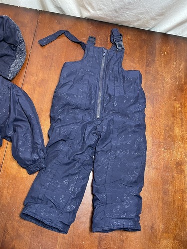 Vintage Girls Rothschild Snow Pants And Winter Coat Size Large Rose Pattern - Picture 3 of 5