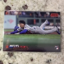 2023 Topps Stadium Club - Red Foil 226 Miguel Vargas Parallel