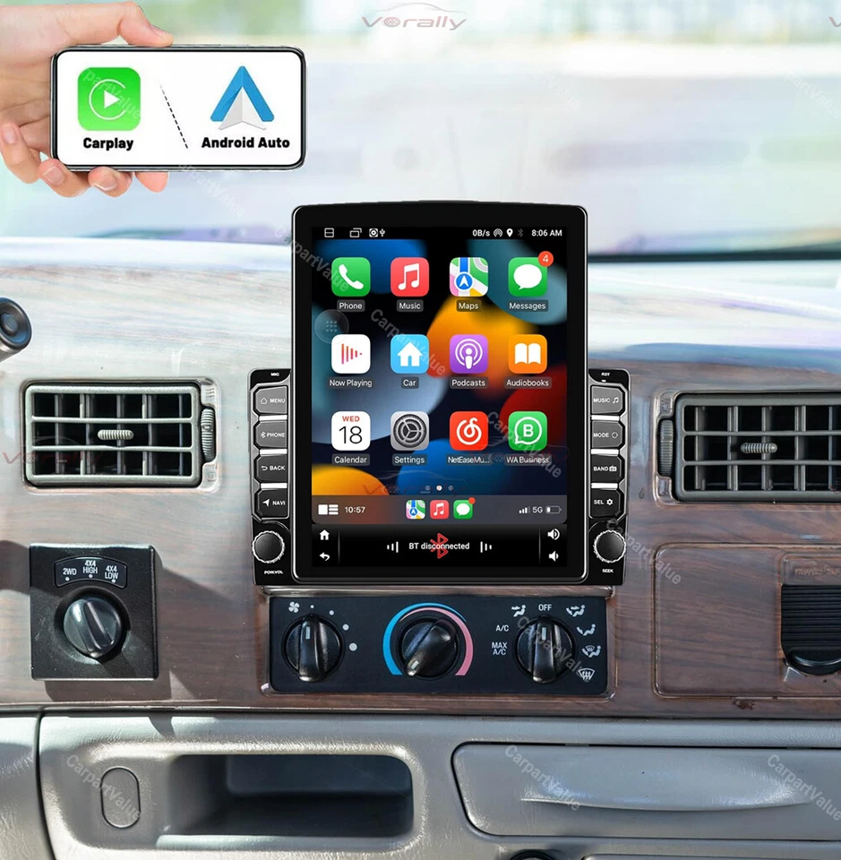 For 1999-2004 Ford F-250 F-350 Super Duty 9.7" Android 13 Carplay Radio GPS WIFI - Image 3 of 4