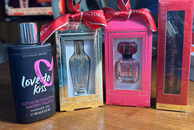 New Box Victoria s Secret Rollerball Very Sexy Bombshell Heavenly Love To Kiss