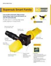 Whale Auto Bilge Pump Supersub Smart 650 GPH 12V SS5212 Non Return Valve Boat