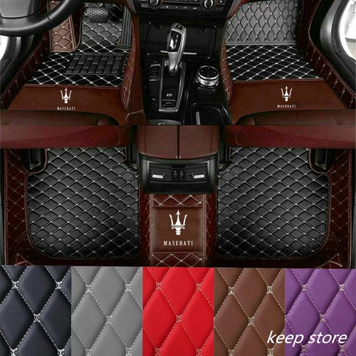 For Maserati All Models Car Floor Mats Auto Carpets Custom FloorLiner Waterproof - Picture 22 of 35