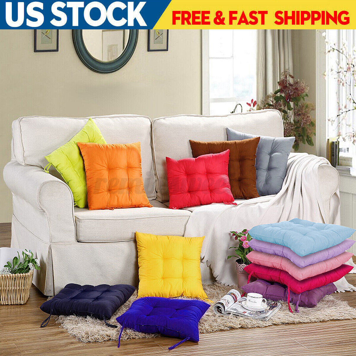 Indoor Outdoor Dining Garden Patio Soft, Home Goods Kitchen Chair Cushions