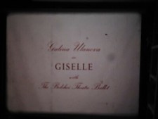 16mm Giselle Opera Film 1600' Faded