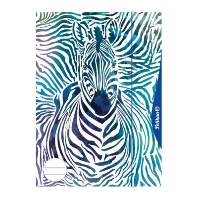 Pelikan Kombimappe 2in1, DIN A3, Zebra-Motiv Zeichenblock A3 Sammelmappe DIN A3