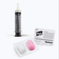 Hearing Aid Ear Mold Impression Kit Silicone Singles w/ Syringe **USA** Earmold
