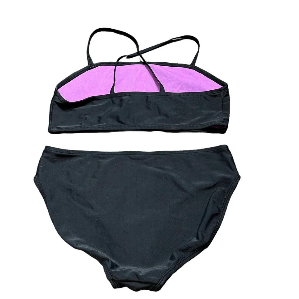 Traje de baño Circo mediano bikini boho forrado negro para niña Foto 2 de 4