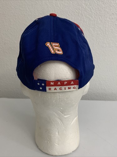 NAPA Racing 15 Hat Michael Waltrip Stars and Stripes American Flag Adjustable - Picture 3 of 5
