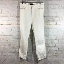 PAIGE Women's Size 31 Cindy High Rise Straight Leg Corduroy in Ecru