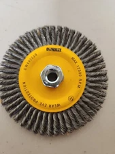 DeWalt DW 49202B 6" X 5/8-11" Carbon Stringer Wheel, .020 Wire 6 Pack