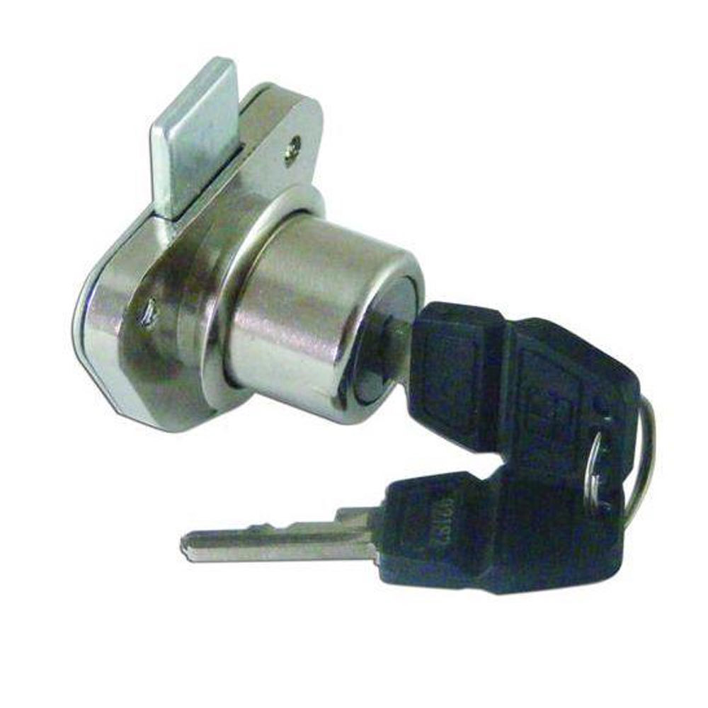 Asec Deadbolt Furniture Lock Half Moon 22mm CP KA (AS10119)