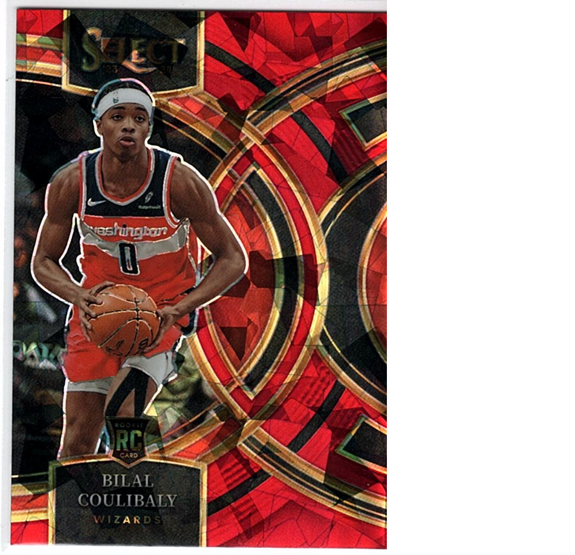 2023-24 Select Prizms Premier Red Cracked Ice Rookie RC #131 Bilal Coulibaly
