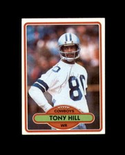 Tony Hill Signed 1980 Topps Dallas Cowboys Autograph