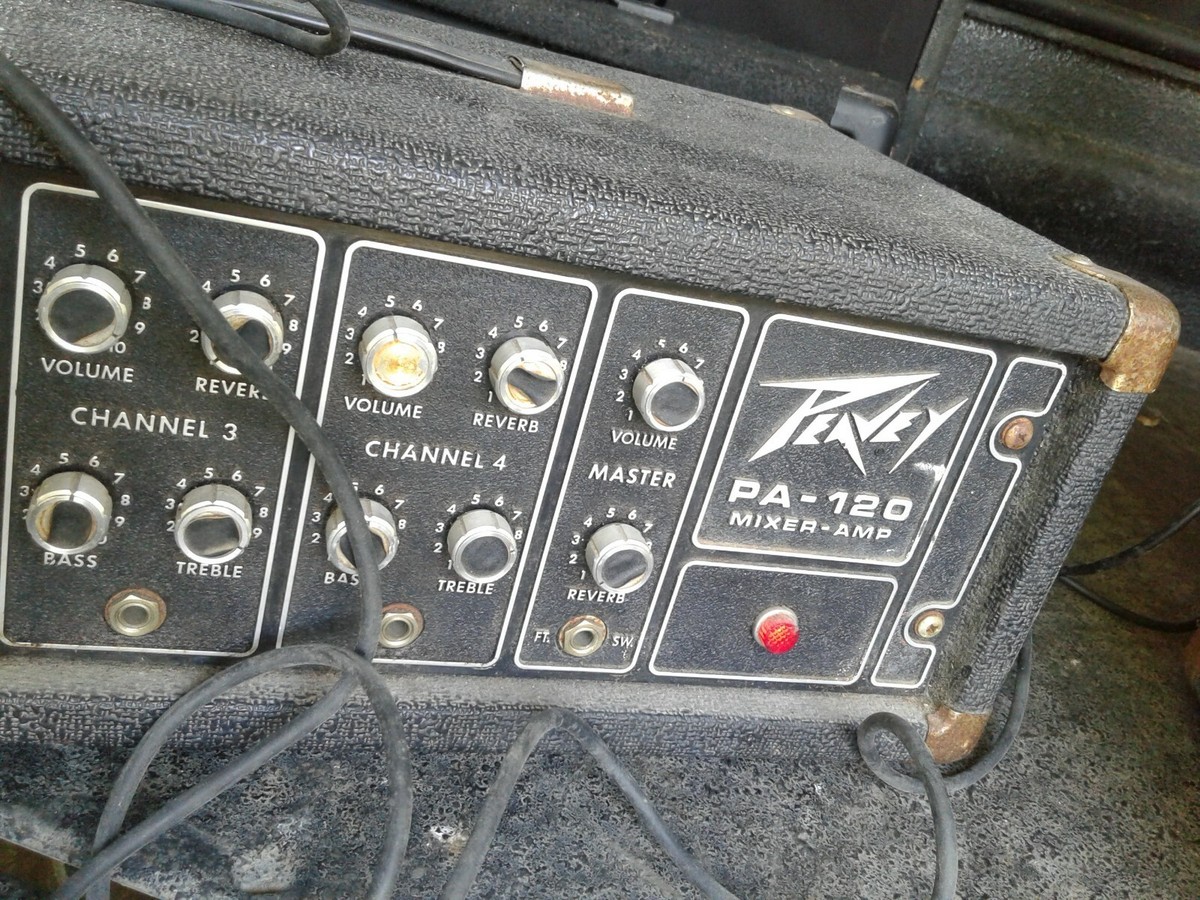 【希少】PEAVEY ミキサーアンプ PA-120 ヴィンテージ USA製 Peavey PA-120 Guitar/Bass/Vox Amp 1970s USA | Reverb