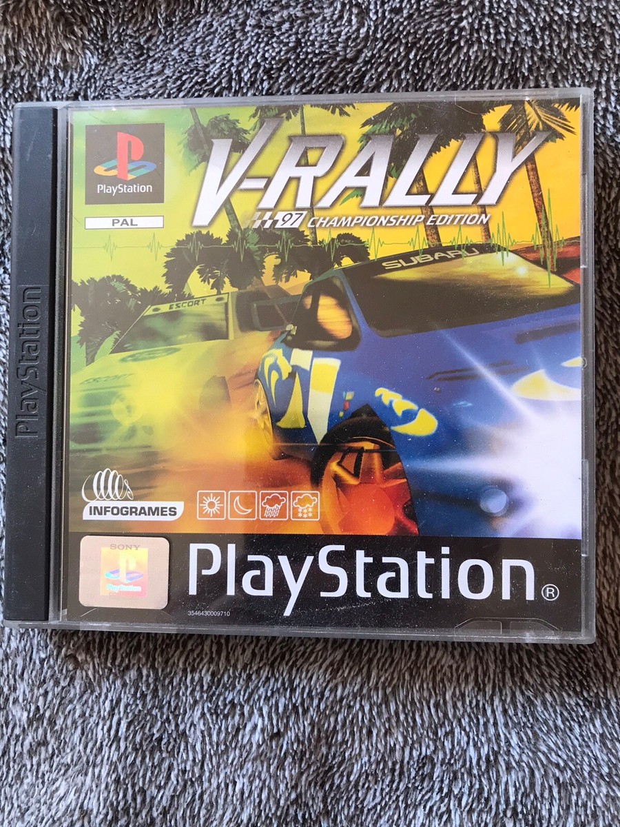 Playstation 1 PS1 VF Jaquette Avant V Rally Championship Edition PAS DE JEU
