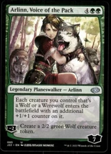 1x Arlinn, Voice of the Pack - ANIME ART - Jumpstart 2022 NM-Mint - MTG