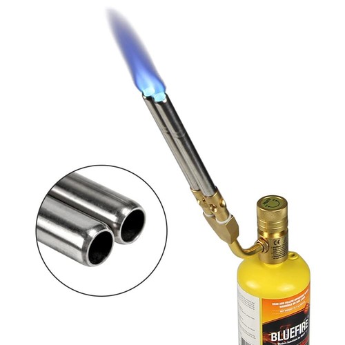 BLUEFIRE Double Flame Jet Turbo Torch Head High Output 17060 BTU Full Metal - Picture 28 of 37