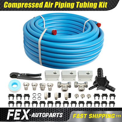 #ad Compressed Air Line System Max Line Shop Piping Kit Rapid Air Maxline M7500 3 4quot; $168.50