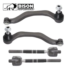 Bison Performance 4pc Inner & Outer Steering Tie Rod End Kit For Mini Cooper