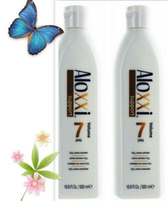 2 Aloxxi Cream Activator / Developer 7 Volume (2%) 16.9  = 1 Liter Bottle