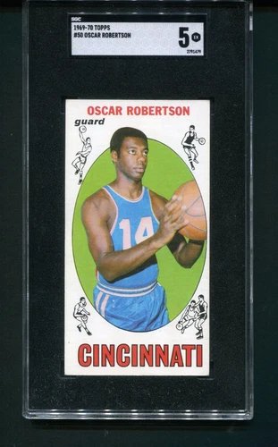 1969-70 Topps Oscar Robertson Cincinnati #50 SGC 5