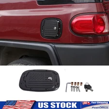 Fits 2007-14 Toyota FJ Cruiser Fuel Tank Cap Lid Locking Door Key Parts Aluminum