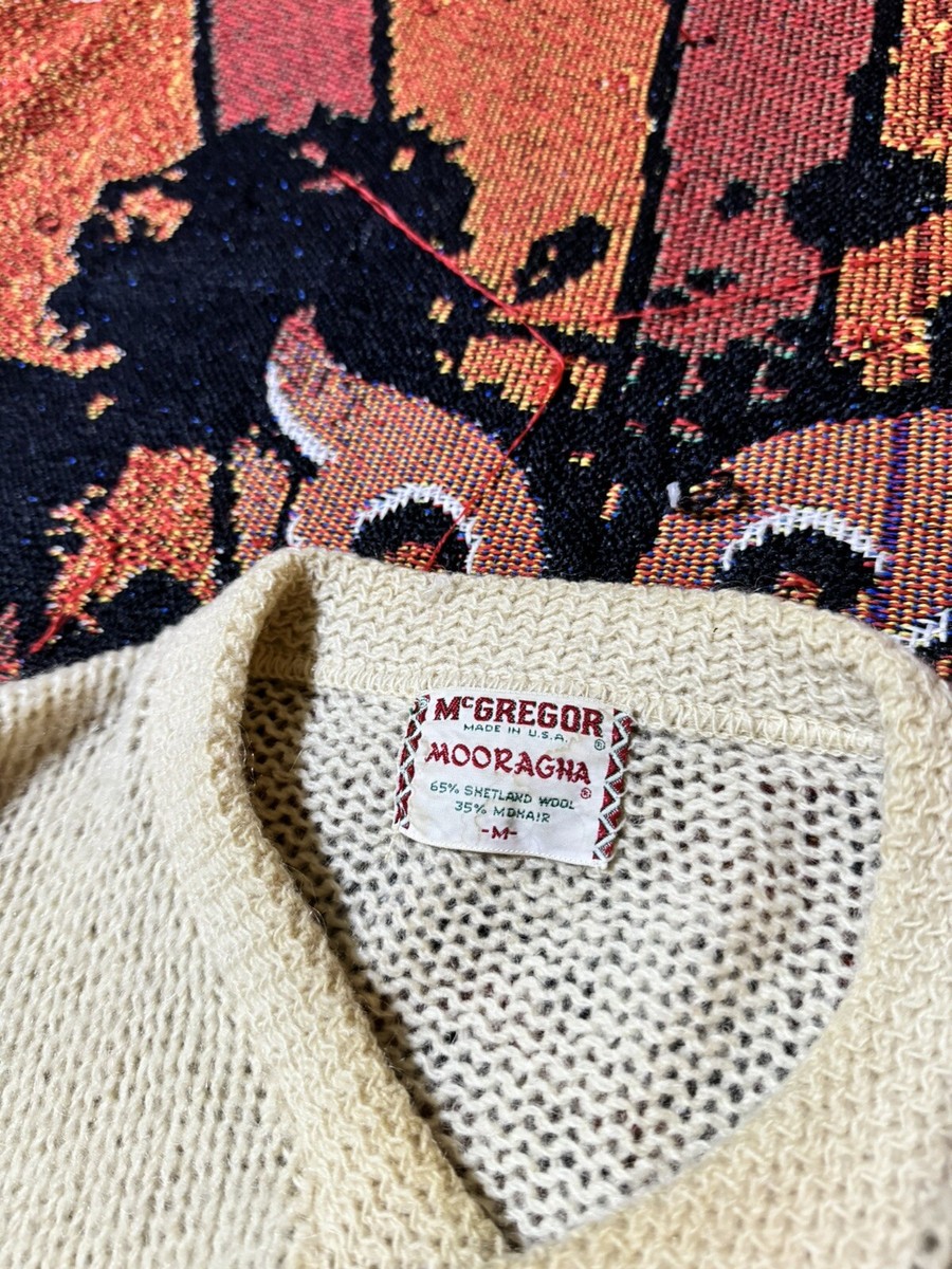 Vintage 50s 60s McGregor Mohair Cardigan Sweater Medium RARE Vintage 50s 60s McGregor Mohair Cardigan Sweater Medium RARE