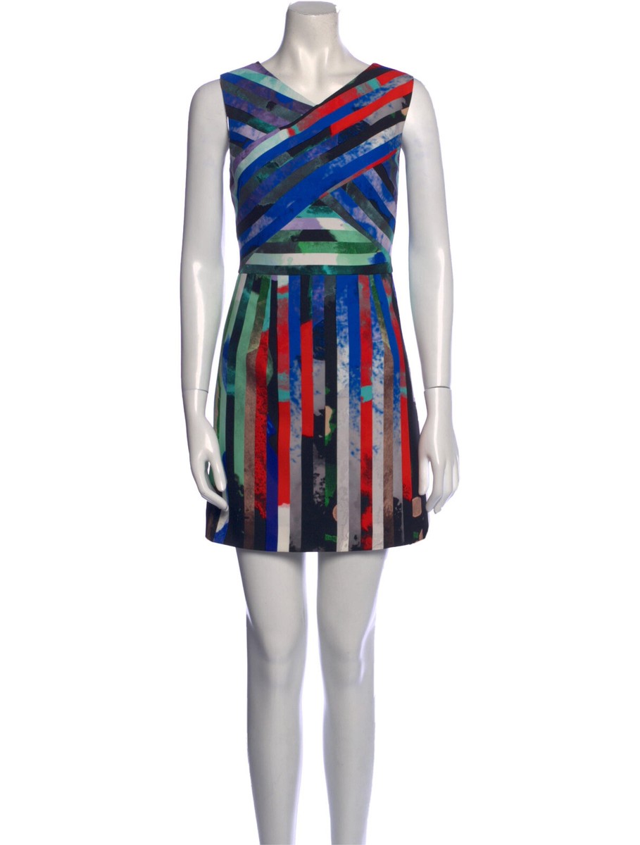 milly striped mini dress Striped Mini Dress