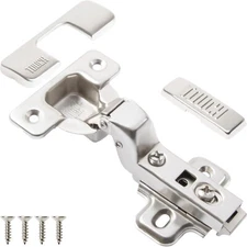 FRAMELESS Inset Cabinet Door Hinge Concealed Euro Cupboard Hinges H-Quality