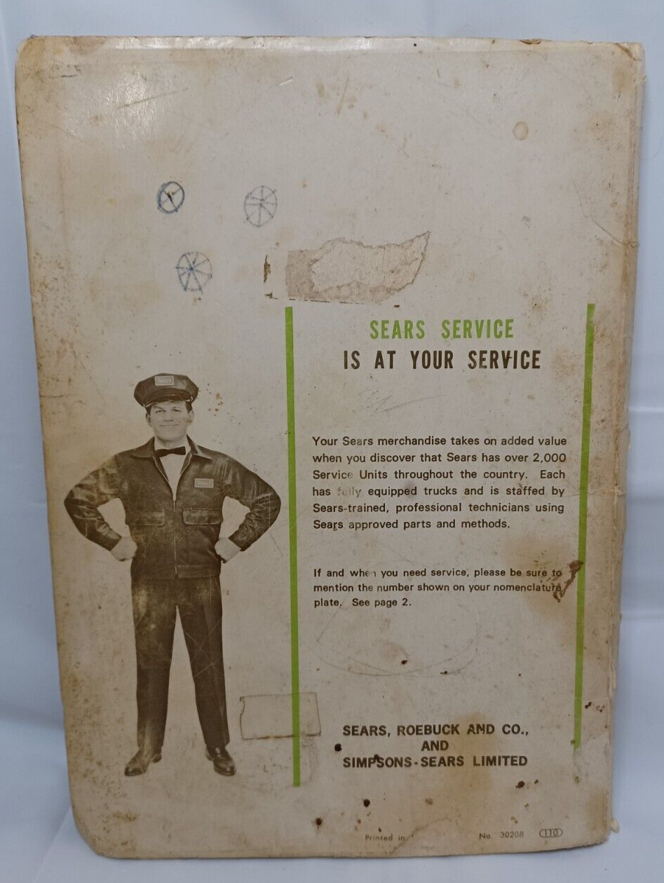 Sears Kenmore Instructions Model 1601 Zig Zag Sewing Machine Manual eBay