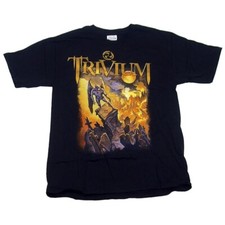 Vintage Trivium Men's Sea Graves Black T-Shirt Size M