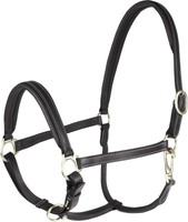 Horze Largo Soft Padded Leather Halter Black(bl) Horse/eu F on sale Horze Largo Soft Padded Leather Halter Black(bl) Horse/eu F on sale