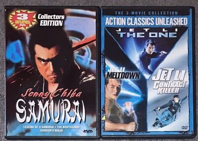 Contract Killer/Bodyguard/8 Samurai/Shogun s Ninja DVD Sonny Chiba & Jet Li