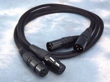 Maze Audio Eden Series XLR 1/2m 0.5m Interconnects Pair Patch Cables Balanced
