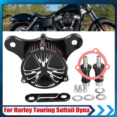 Air Cleaner Red Intake Filter For Harley Electra Glide Softail Springer	FXSTS