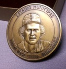 TITI BENIQUEZ San Sebastian Puerto Rico BASEBALL Toletero token ficha medalla — photo 2
