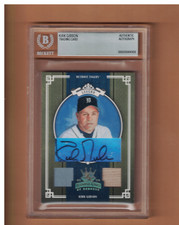 Kirk Gibson 2005 Donruss Diamond Kings Signature Materials Gold #10/10 AUTH