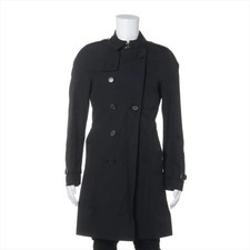 Burberry Chelsea Cotton Trench Coat 50 Men's Black  4009392 Belt With garment Th