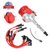 For 1967-1969 Amc 290 304 343 360 390 401 Hei Distributor Red Plug Wires