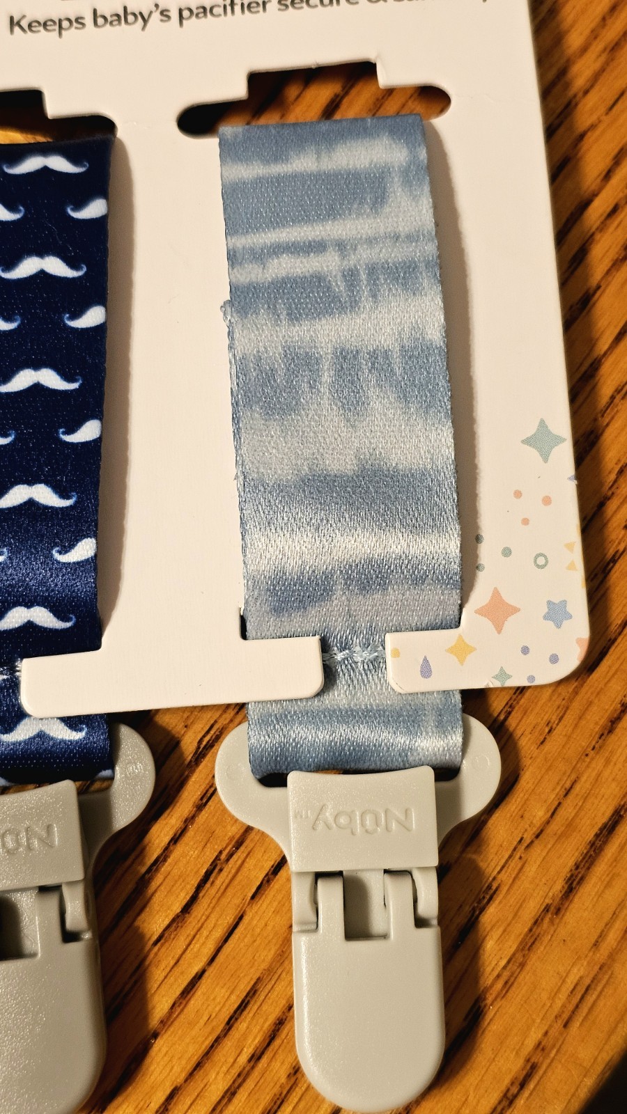 Nuby Pacifinder Pacifier Clips - Set of 3 - Blue - FREE SHIPPING!!!