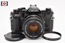 Near MINT Canon A-1 35mm SLR Film Camera FD 50mm f1.8 s.c. sc from JAPAN
