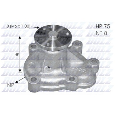 Wasserpumpe Kühlmittelpumpe für Opel Mokka-Mokka X J13 Zafira B A05 | 24613658