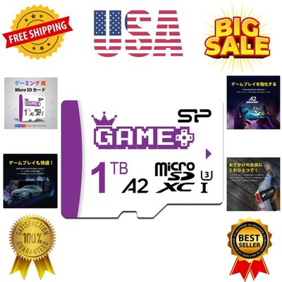 Silicon Power 1TB Superior Gaming Micro SDXC UHS-I U3, V30 4K A2,High Speed M...
