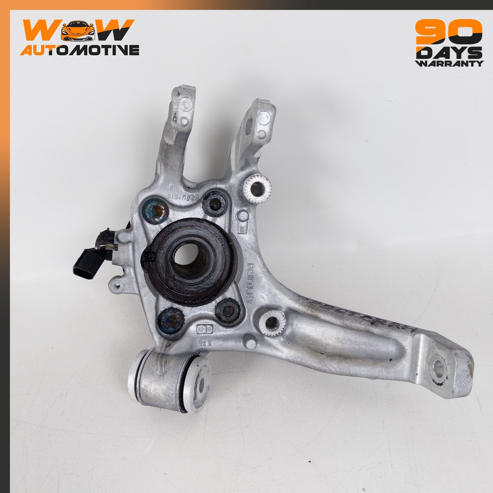 07-11 BENTLEY CONTINENTAL GTC REAR RIGHT PASSENGER SIDE SPINDLE KNUCKLE HUB OEM