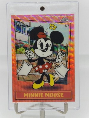 Topps 2026 Topps Chrome Disney Minnie Mouse MSSP-6 Serial Numbered 1/5