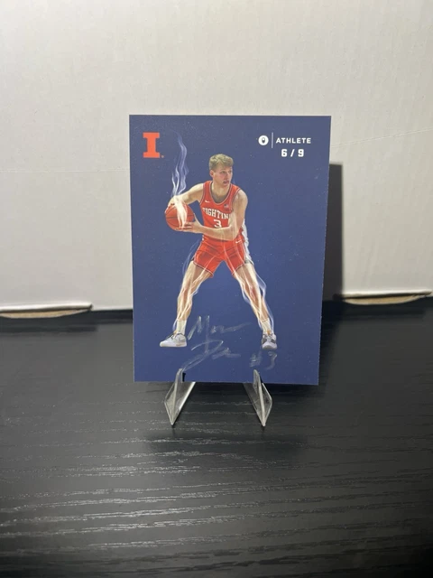 Marcus Domask Illinois Fighting Illini Onit Athlete Auto /9
