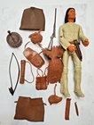 Vintage Marx Johnny West Moveable Geronimo Indian Figure w/ Accessories
