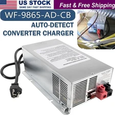 For WFCO WF-9865-AD-CB 65 Amp DC Auto Deck Mount Power Converter Charger WF-9800