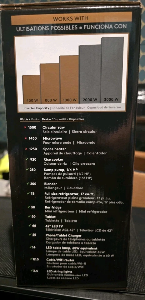 DURACELL  1,000 Watt High Power Inverter - Image 4 of 4