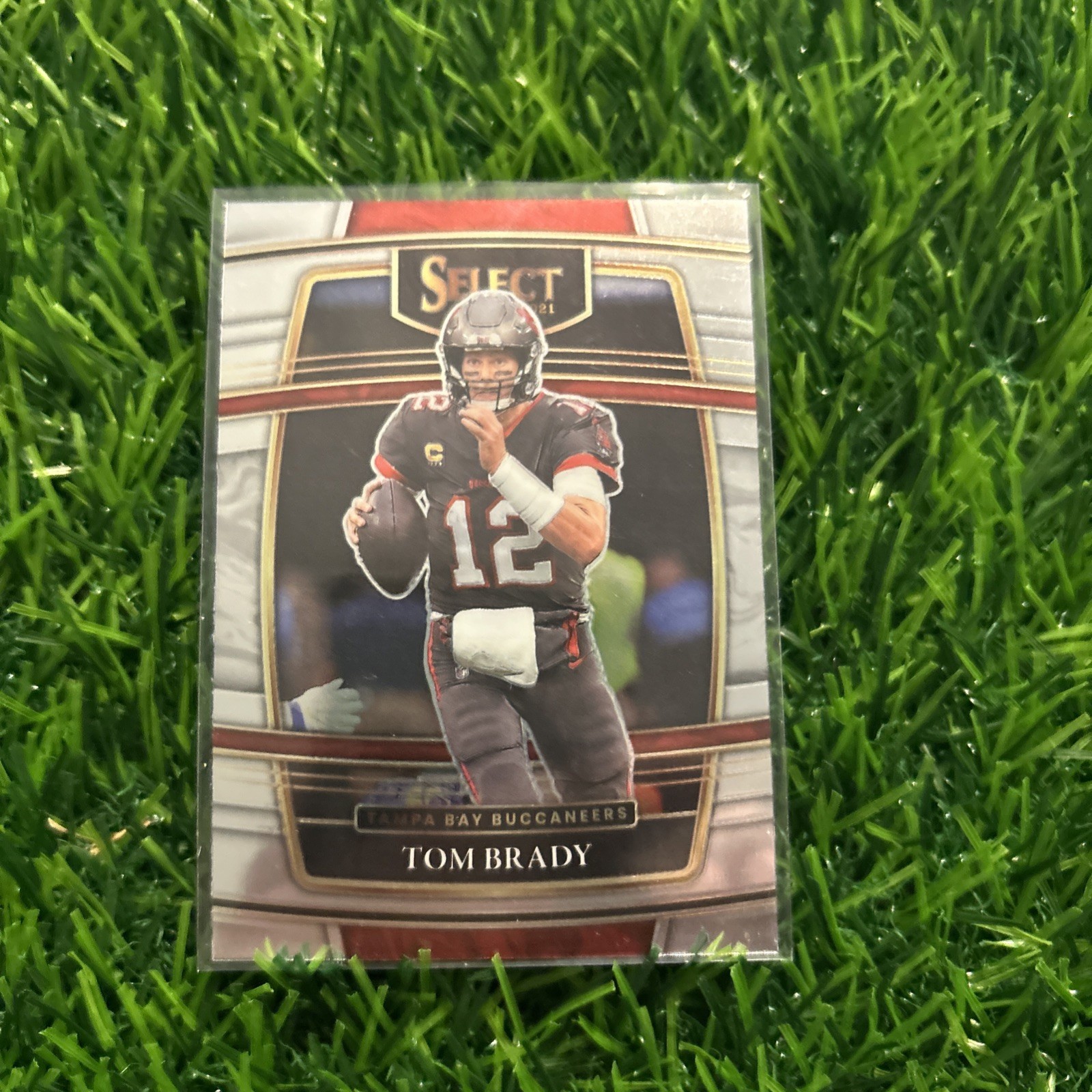 2021 Panini Select - Concourse Tom Brady #1 Silver Prizm Buccaneers F46